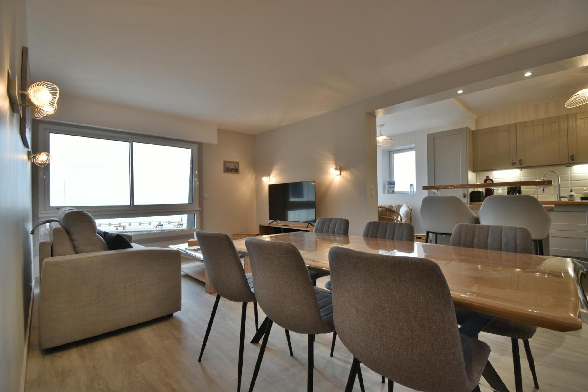 Appartement Renove Avec Vue Sur Mer A Fecamp ! מראה חיצוני תמונה